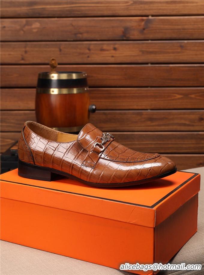 Low Price Hermes Leather Shoes For Men #731224