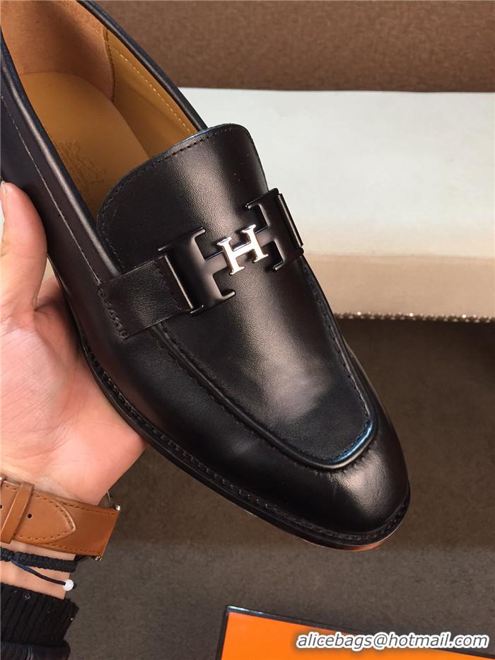 Luxury Hermes Leather Shoes For Men #736293