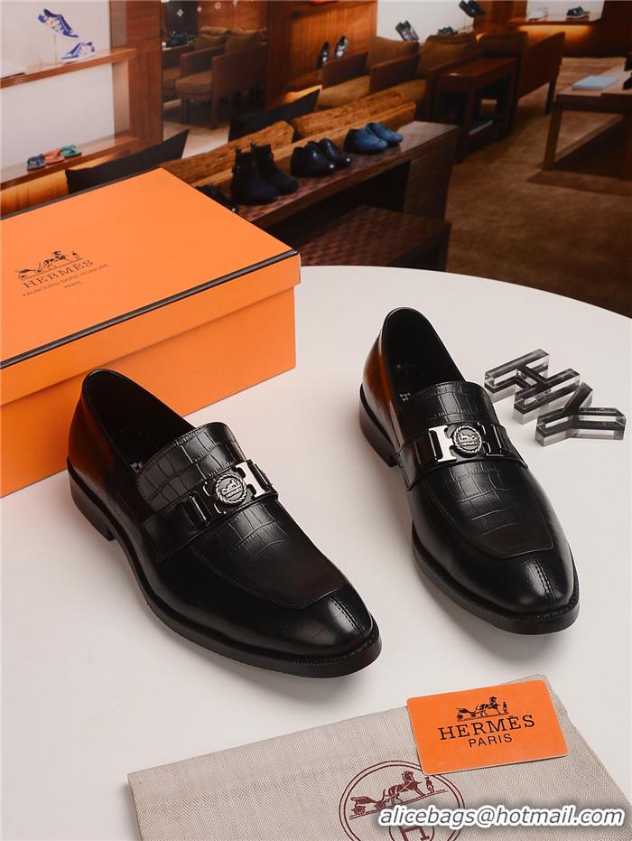 Affordable Price Hermes Leather Shoes For Men #736530