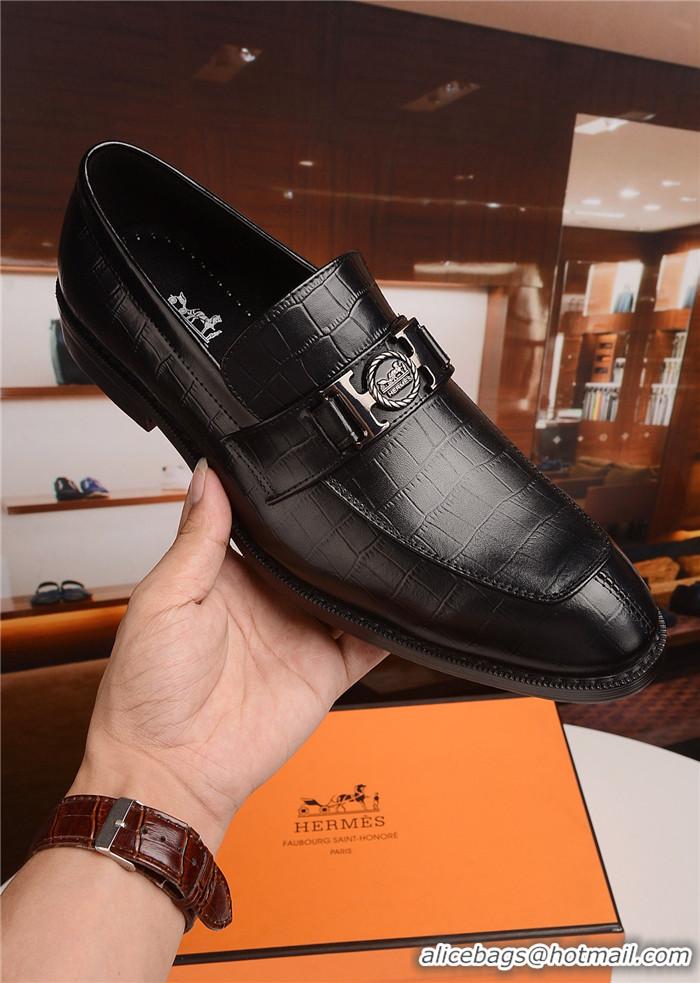 Affordable Price Hermes Leather Shoes For Men #736530