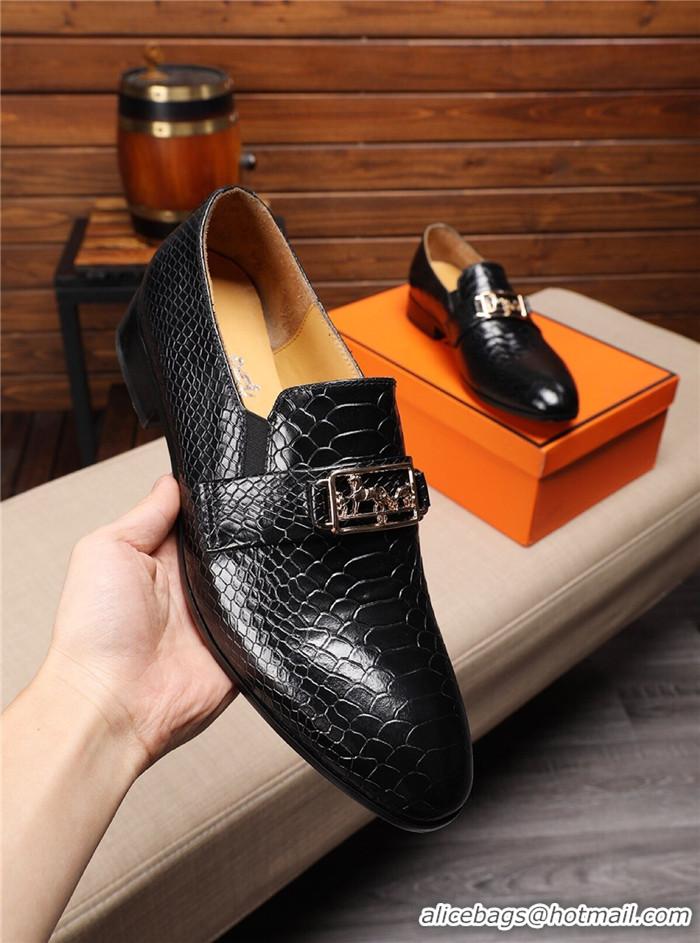 Good Taste Hermes Leather Shoes For Men #737556