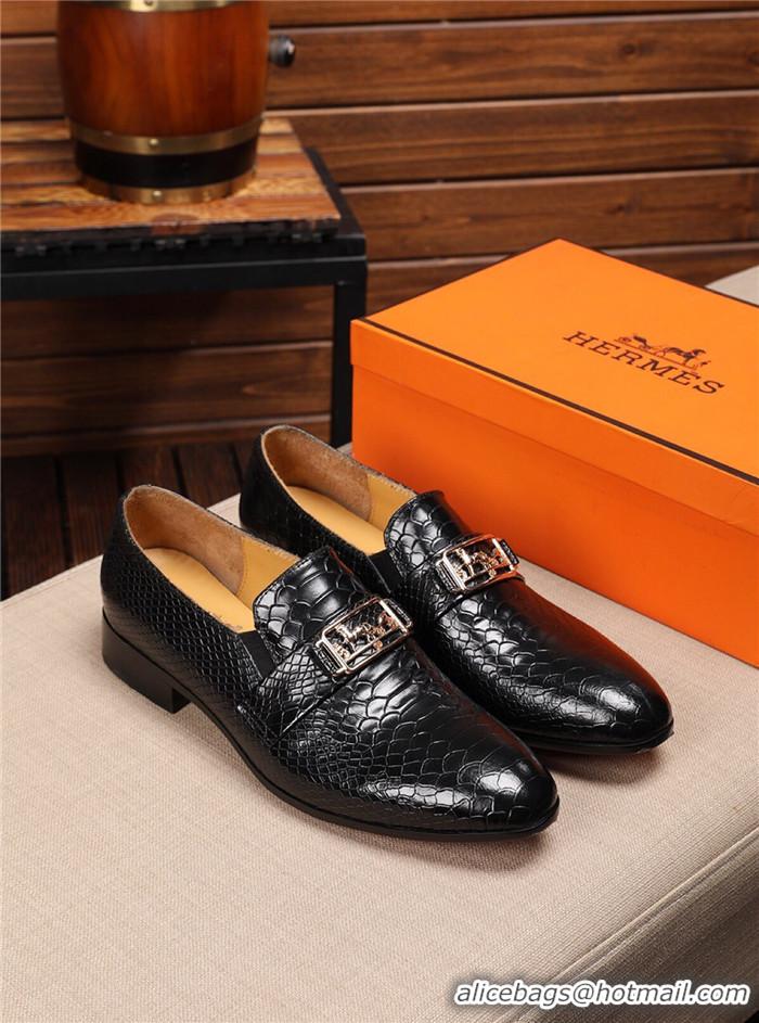 Good Taste Hermes Leather Shoes For Men #737556