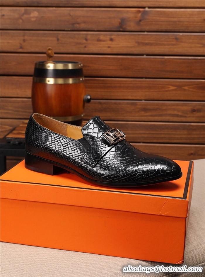 Good Taste Hermes Leather Shoes For Men #737556