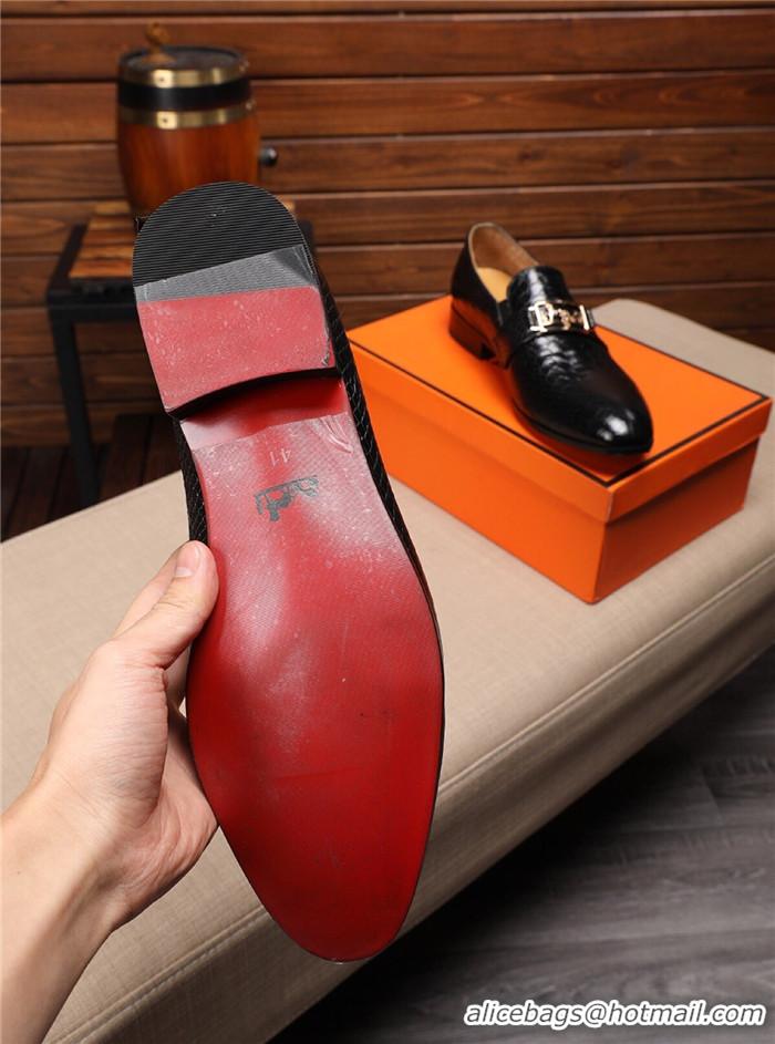 Good Taste Hermes Leather Shoes For Men #737556