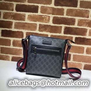 New Fashion Gucci GG Supreme Small Messenger Bag 523599 Black