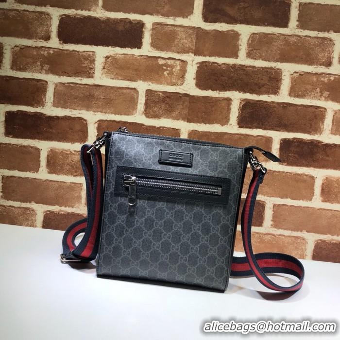 New Fashion Gucci GG Supreme Small Messenger Bag 523599 Black