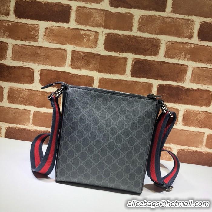 New Fashion Gucci GG Supreme Small Messenger Bag 523599 Black