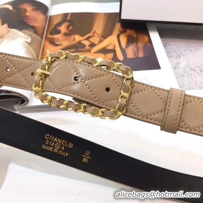 Spot Bulk Chanel Width 30mm Calf Leather Belt 56599