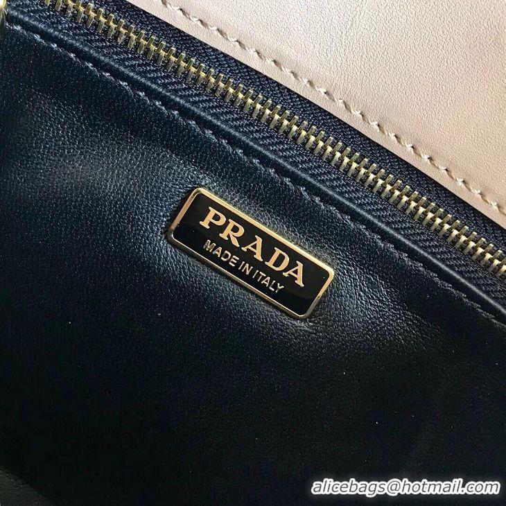 Luxury Discount Prada Embleme Saffiano Leather Bag 1BD217 Blue