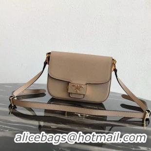 Wholesale Discount Prada Embleme Saffiano Leather Bag 1BD217 Apricot