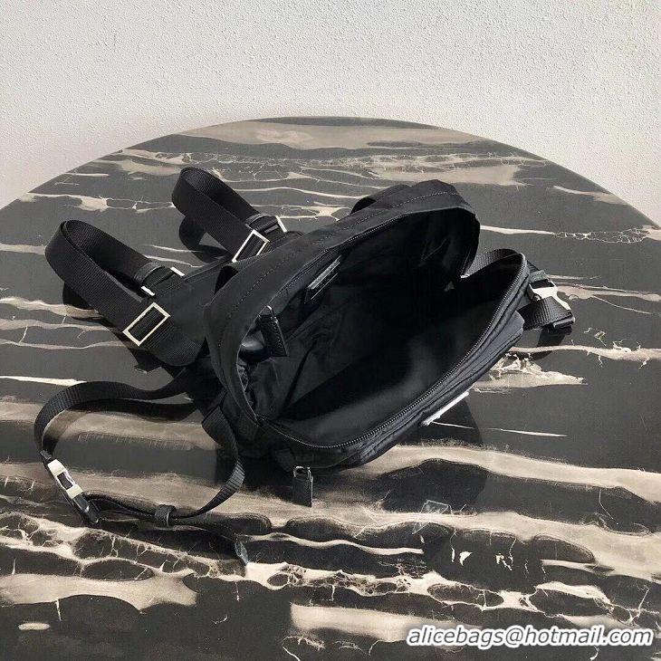 Discount Classic Prada Nylon harness bag 2VL014 black