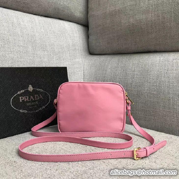 Ladies New Fashion Prada Nylon Shoulder Bag 82022 pink