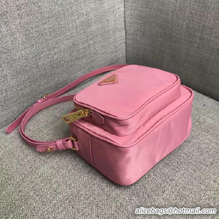 Ladies New Fashion Prada Nylon Shoulder Bag 82022 pink