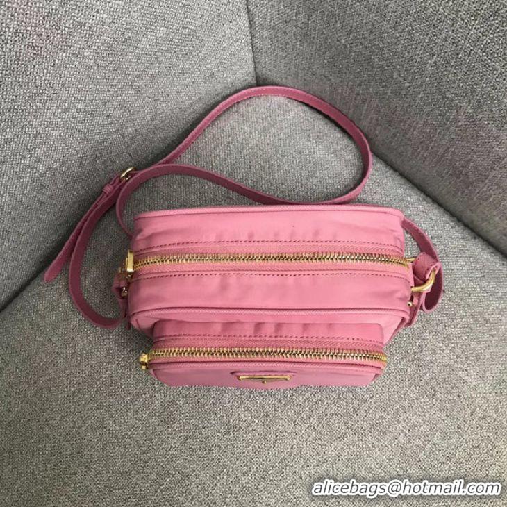 Ladies New Fashion Prada Nylon Shoulder Bag 82022 pink