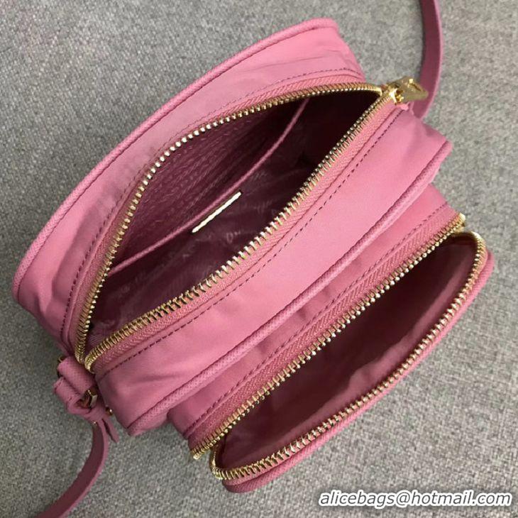 Ladies New Fashion Prada Nylon Shoulder Bag 82022 pink