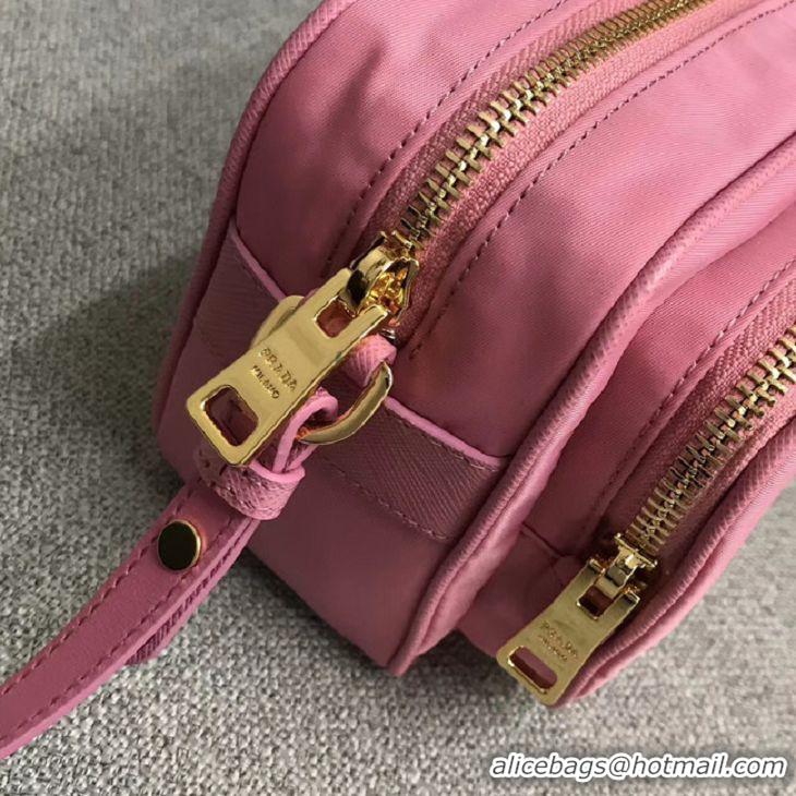 Ladies New Fashion Prada Nylon Shoulder Bag 82022 pink