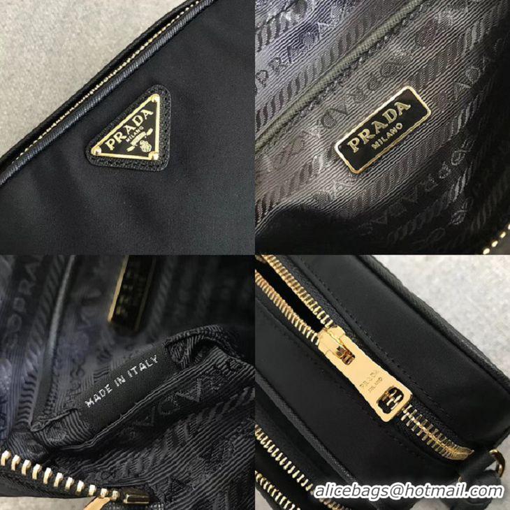 Ladies Cheapest Prada Nylon Shoulder Bag 82022 black