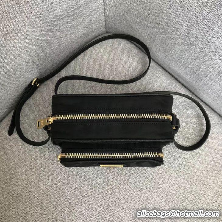 Ladies Cheapest Prada Nylon Shoulder Bag 82022 black