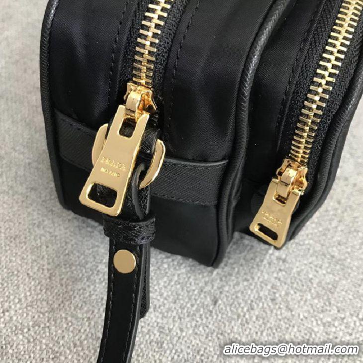 Ladies Cheapest Prada Nylon Shoulder Bag 82022 black