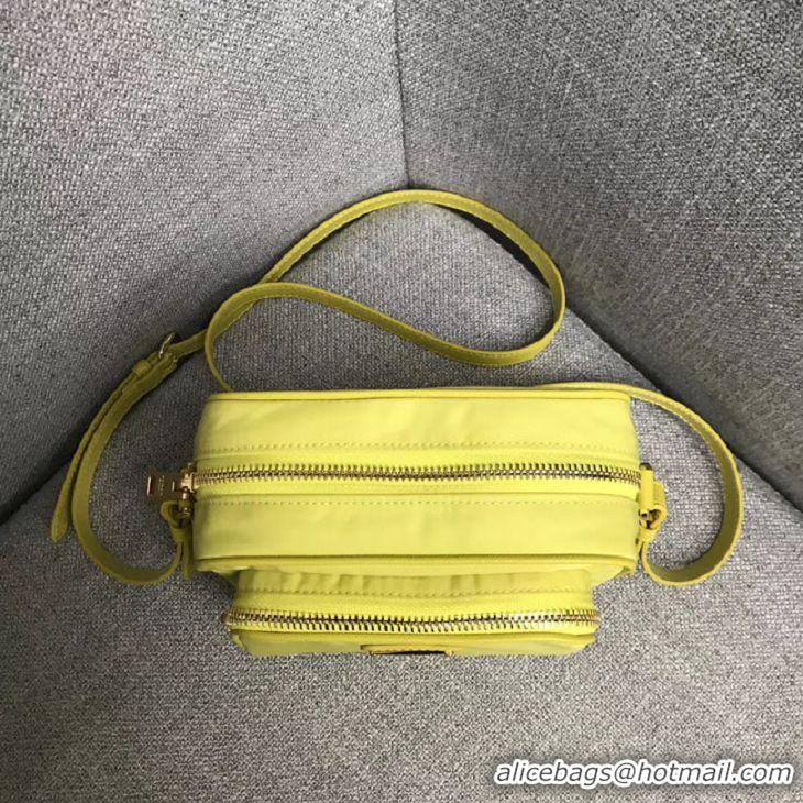 Imitation Hot Sell Prada Nylon Shoulder Bag 82022 yellow