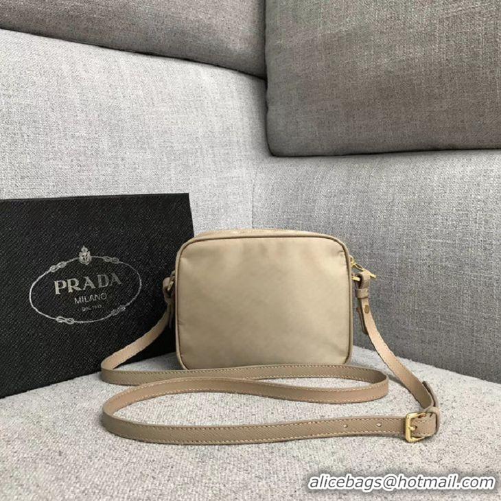 Buy Classic Women Prada Nylon Shoulder Bag 82022 Apricot