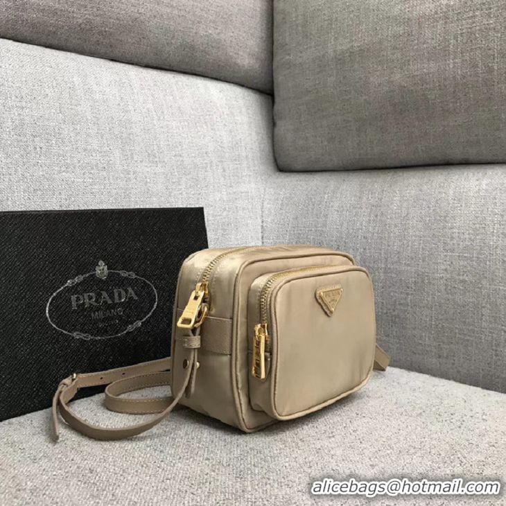 Buy Classic Women Prada Nylon Shoulder Bag 82022 Apricot