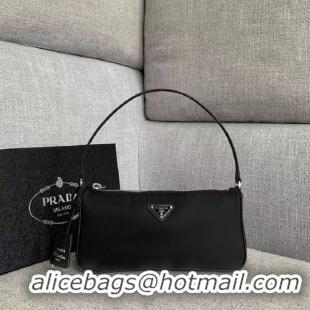 Best Quality Imitation Prada Nylon Tote Bag 91633 Black