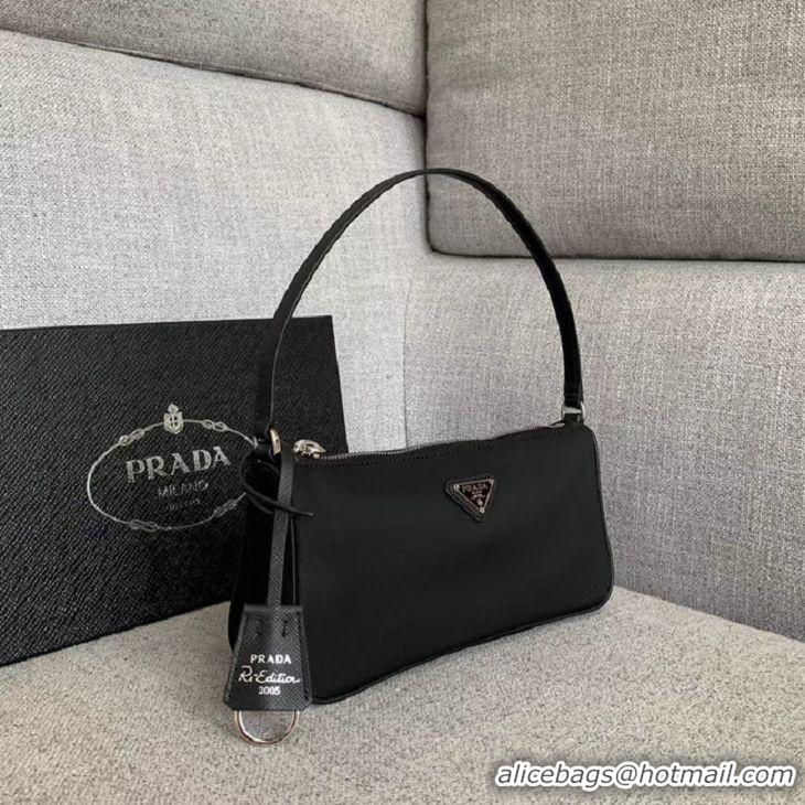 Best Quality Imitation Prada Nylon Tote Bag 91633 Black