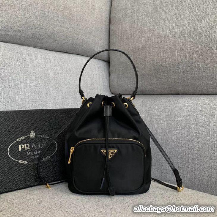 Top Quality Discount Prada Re-Edition nylon Tote bag 81166 black