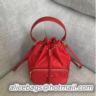 Fashion Imitation Prada Re-Edition nylon Tote bag 81166 red