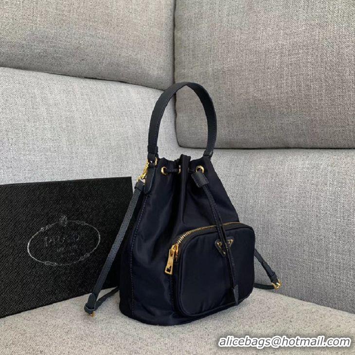 Classic Faux Prada Re-Edition nylon Tote bag 81166 dark blue