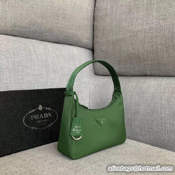 Buy Wholesale Prada Re-Edition nylon Tote bag 91204 green