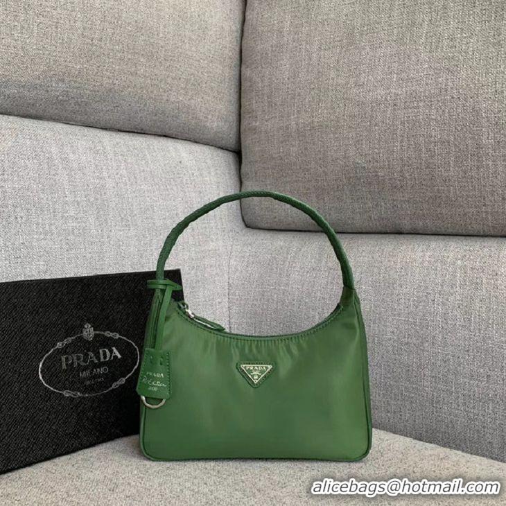 Buy Wholesale Prada Re-Edition nylon Tote bag 91204 green