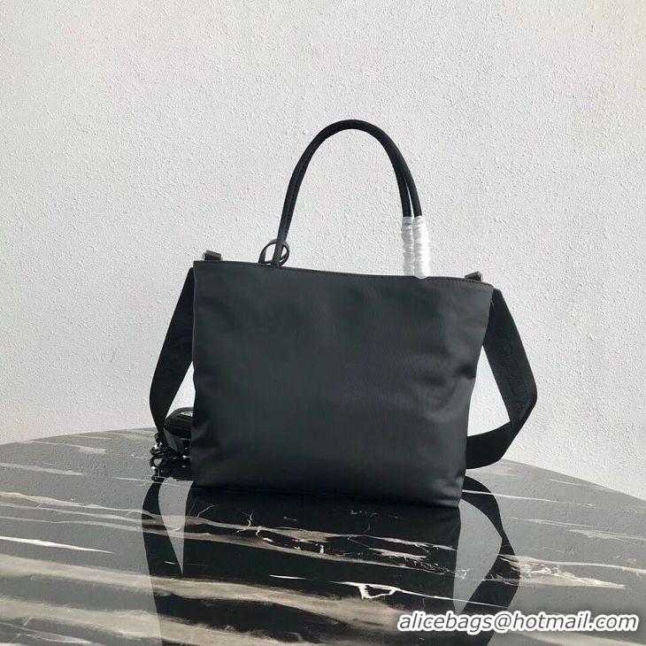 Faux Discount Prada Re-Edition nylon Tote bag 1BG320 Black