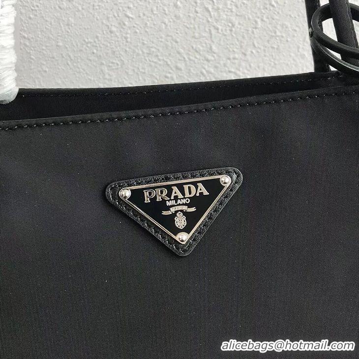 Faux Discount Prada Re-Edition nylon Tote bag 1BG320 Black