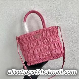 AAAAA Discount Prada Re-Edition nylon Tote bag 1BG321 pink