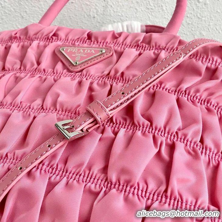 AAAAA Discount Prada Re-Edition nylon Tote bag 1BG321 pink