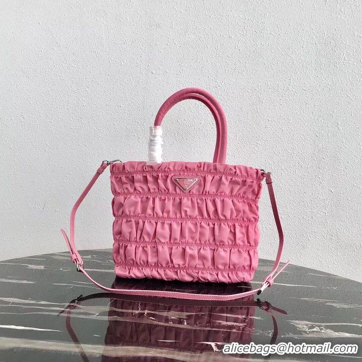 AAAAA Discount Prada Re-Edition nylon Tote bag 1BG321 pink