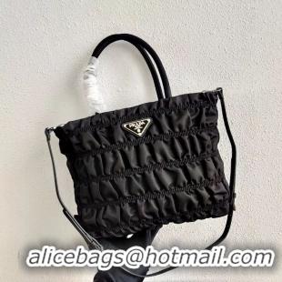 Top Quality Cheapest Prada Re-Edition nylon Tote bag 1BG321 black