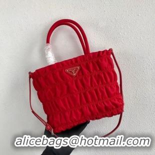 Classic Discount Prada Re-Edition nylon Tote bag 1BG321 red