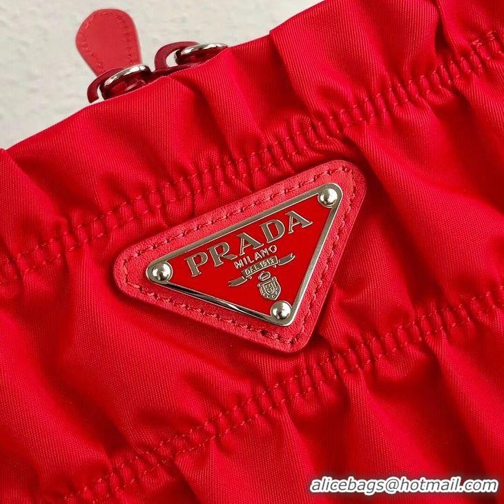 Classic Discount Prada Re-Edition nylon Tote bag 1BG321 red