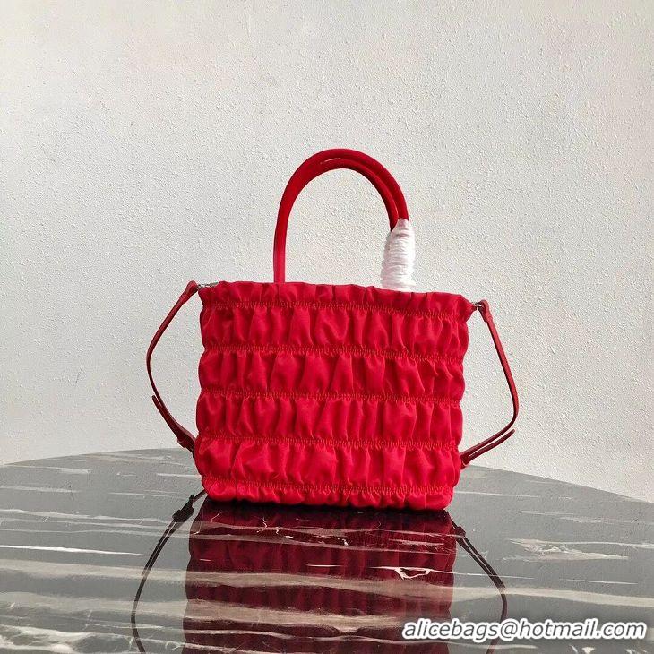 Classic Discount Prada Re-Edition nylon Tote bag 1BG321 red