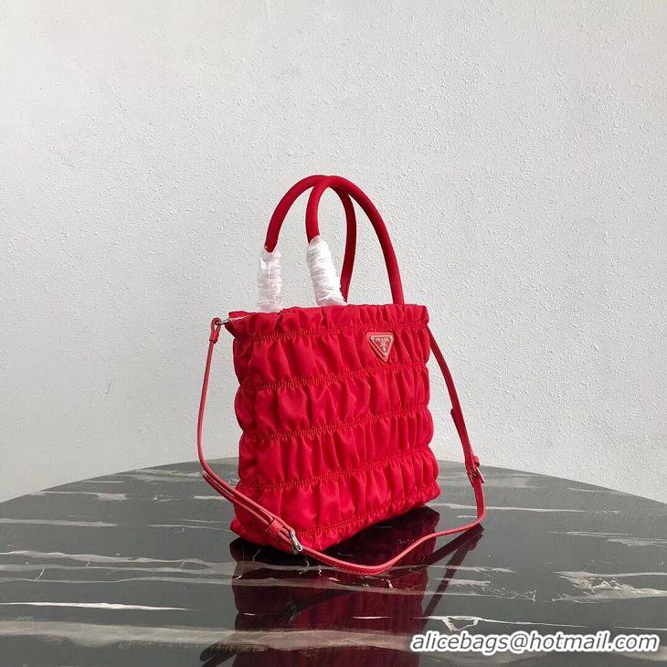 Classic Discount Prada Re-Edition nylon Tote bag 1BG321 red