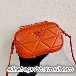 Elegant Discount Prada Spectrum shoulder bag 1BH141 orange