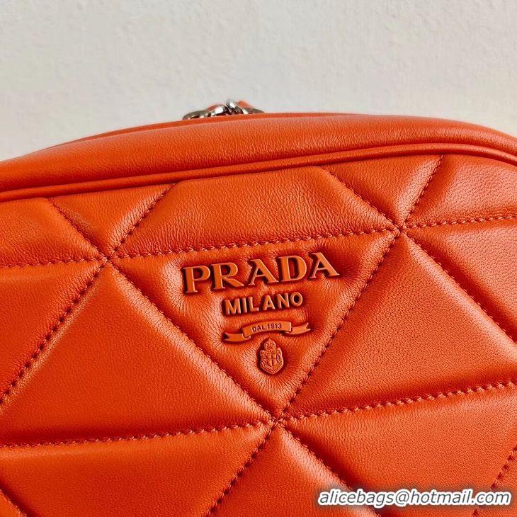 Elegant Discount Prada Spectrum shoulder bag 1BH141 orange