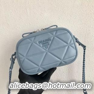 High Quality Faux Prada Spectrum shoulder bag 1BH141 light blue