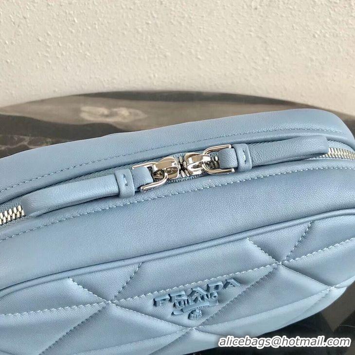 High Quality Faux Prada Spectrum shoulder bag 1BH141 light blue