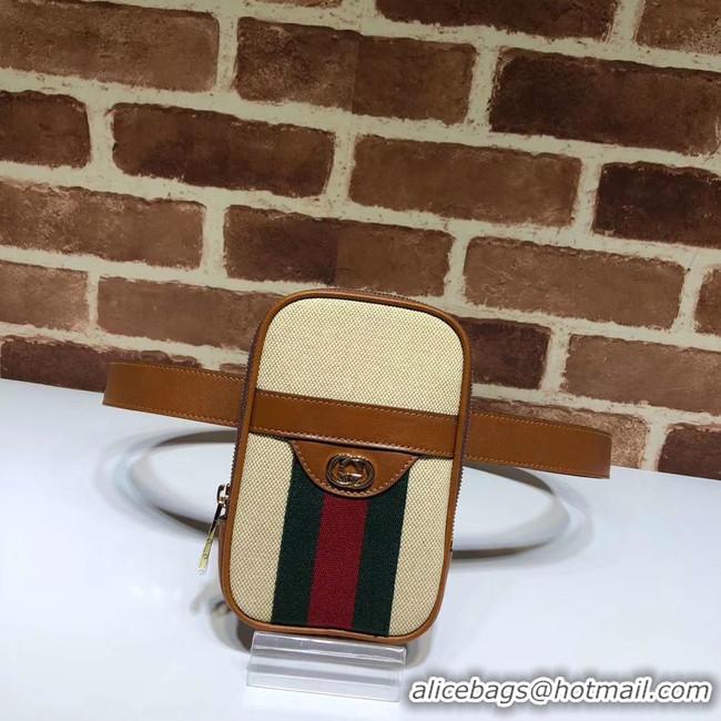 Buy Cheapest Gucci Soft GG Supreme belt bag 581519 brown