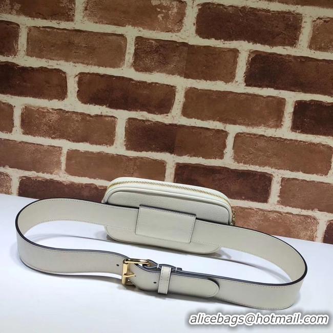 Buy Imitation Gucci GG Original Leather belt bag 519308 white