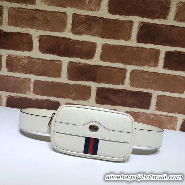 Buy Imitation Gucci GG Original Leather belt bag 519308 white